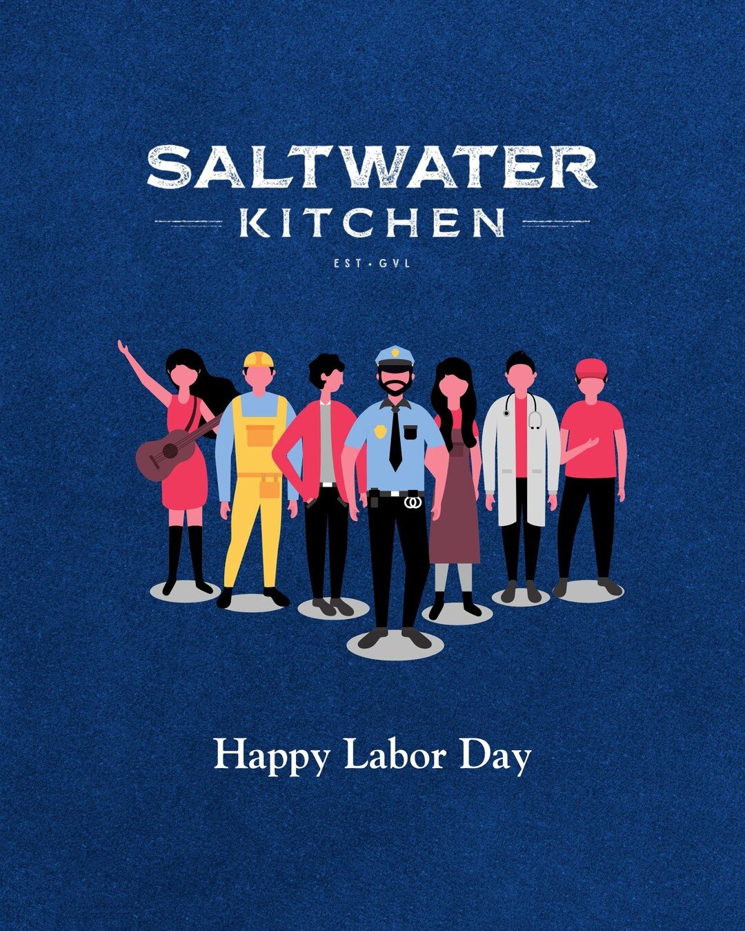 We're closed for Labor Day! #getsalty